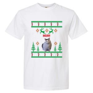 Huh! Cat Meme Popular Internet Meme Cat Day Christmas Gift Garment-Dyed Heavyweight T-Shirt