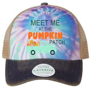 Halloween Costume Meet Me At The Pumpkin Patch Cool Gift Legacy Tie Dye Trucker Hat