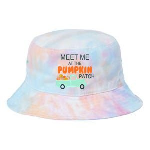 Halloween Costume Meet Me At The Pumpkin Patch Cool Gift Tie Dye Newport Bucket Hat