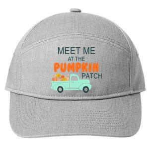 Halloween Costume Meet Me At The Pumpkin Patch Cool Gift 7-Panel Snapback Hat