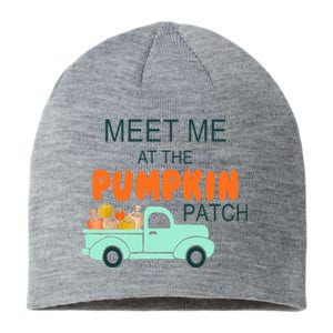 Halloween Costume Meet Me At The Pumpkin Patch Cool Gift Sustainable Beanie