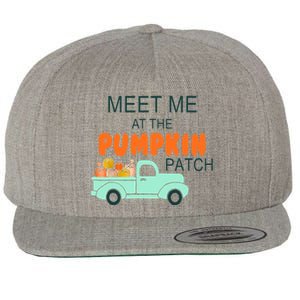 Halloween Costume Meet Me At The Pumpkin Patch Cool Gift Wool Snapback Cap