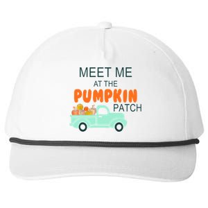 Halloween Costume Meet Me At The Pumpkin Patch Cool Gift Snapback Five-Panel Rope Hat