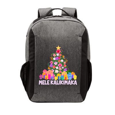 Hawaiian Christmas Mele Kalikimaka Tropical Flower Tree Vector Backpack