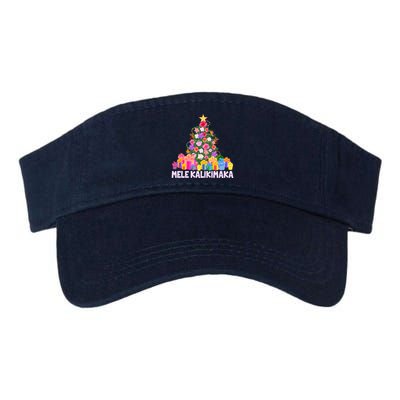 Hawaiian Christmas Mele Kalikimaka Tropical Flower Tree Visor