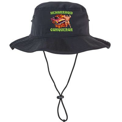 Hemorrhoid Conqueror Meme Bucket Hat