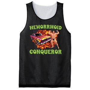 Hemorrhoid Conqueror Meme Mesh Reversible Basketball Jersey Tank