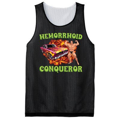 Hemorrhoid Conqueror Meme Mesh Reversible Basketball Jersey Tank