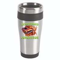 Hemorrhoid Conqueror Meme 16oz Travel Tumbler