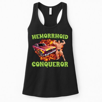 Hemorrhoid Conqueror Meme Womens Tank Top