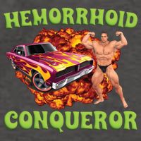 Hemorrhoid Conqueror Meme Vector Backpack