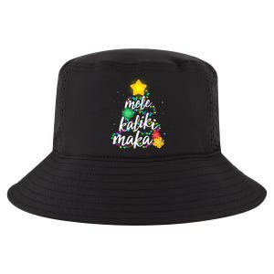 Hawaiian Christmas Mele Kaliki Maka Hibiscus Tree Cool Comfort Performance Bucket Hat