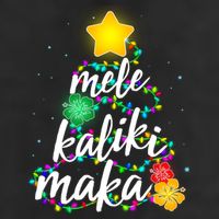 Hawaiian Christmas Mele Kaliki Maka Hibiscus Tree Adult Drive Performance Visor