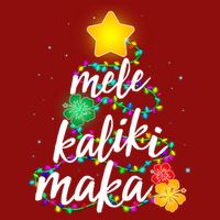 Hawaiian Christmas Mele Kaliki Maka Hibiscus Tree Cooling Performance Crew T-Shirt