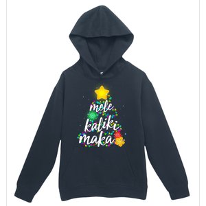 Hawaiian Christmas Mele Kaliki Maka Hibiscus Tree Urban Pullover Hoodie