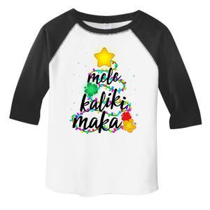 Hawaiian Christmas Mele Kaliki Maka Hibiscus Tree Toddler Fine Jersey T-Shirt