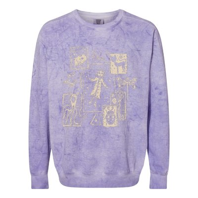 Horror Coraline Movie Colorblast Crewneck Sweatshirt