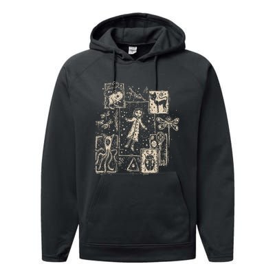 Horror Coraline Movie Performance Fleece Hoodie