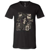 Horror Coraline Movie V-Neck T-Shirt