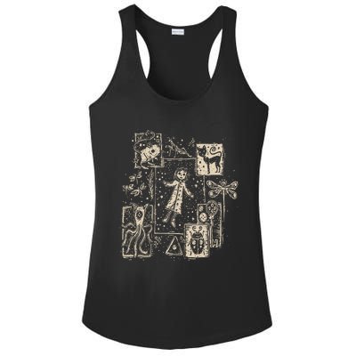 Horror Coraline Movie Ladies PosiCharge Competitor Racerback Tank