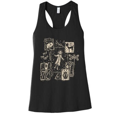 Horror Coraline Movie Women's Racerback Tank