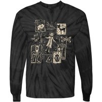 Horror Coraline Movie Tie-Dye Long Sleeve Shirt