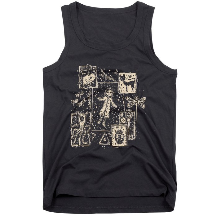 Horror Coraline Movie Tank Top