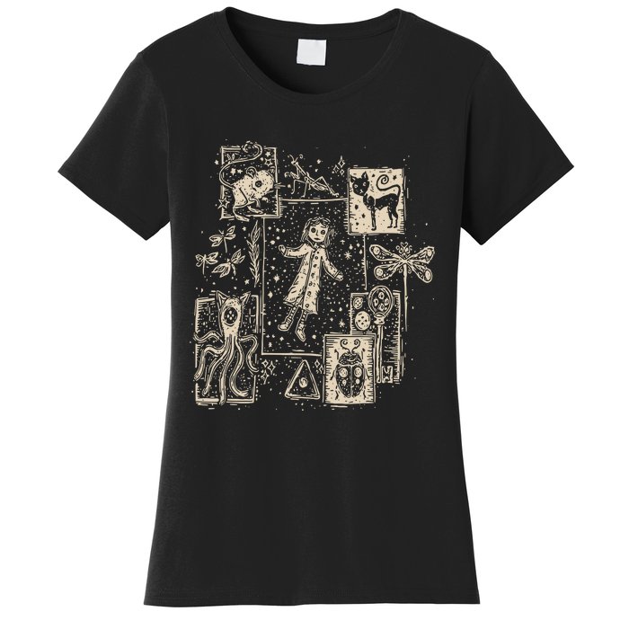 Horror Coraline Movie Women's T-Shirt