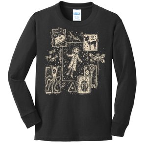 Horror Coraline Movie Kids Long Sleeve Shirt