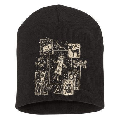 Horror Coraline Movie Short Acrylic Beanie