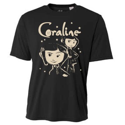 Horror Coraline Movie Halloween Coraline Cooling Performance Crew T-Shirt