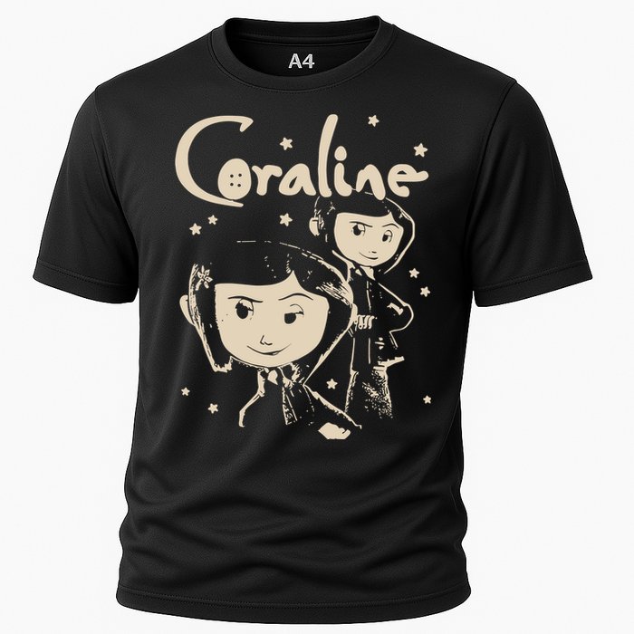 Horror Coraline Movie Halloween Coraline Cooling Performance Crew T-Shirt