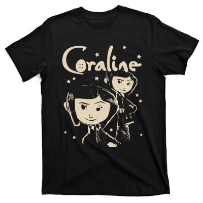 Horror Coraline Movie Halloween Coraline T-Shirt