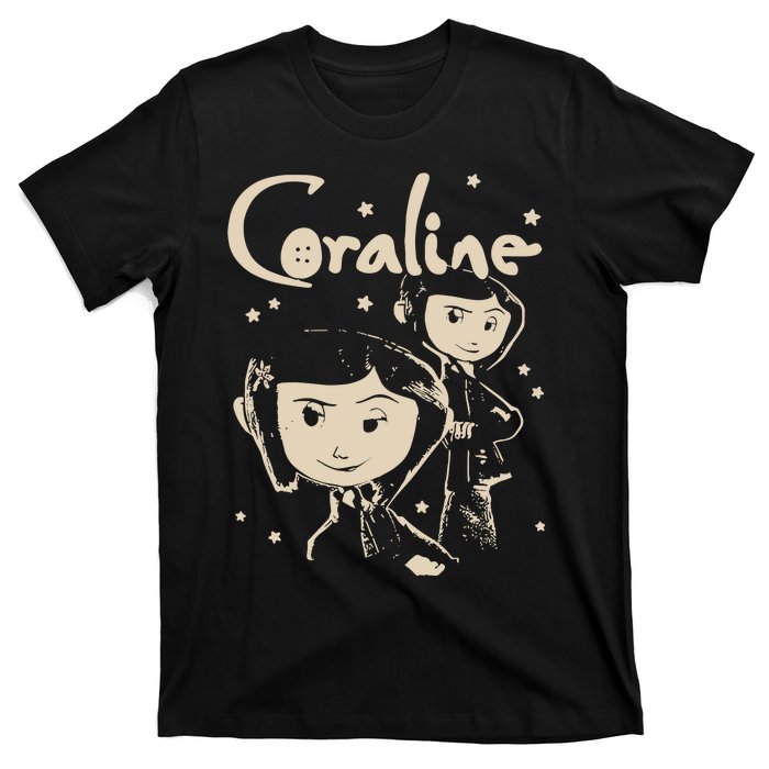 Horror Coraline Movie Halloween Coraline T-Shirt