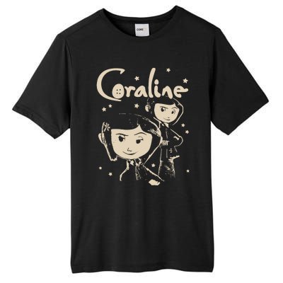 Horror Coraline Movie Halloween Coraline Tall Fusion ChromaSoft Performance T-Shirt