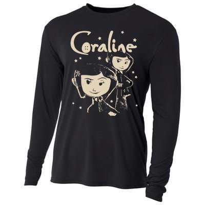 Horror Coraline Movie Halloween Coraline Cooling Performance Long Sleeve Crew