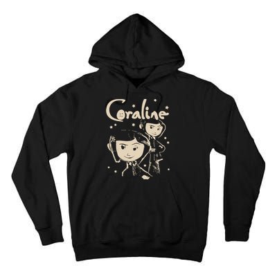 Horror Coraline Movie Halloween Coraline Tall Hoodie