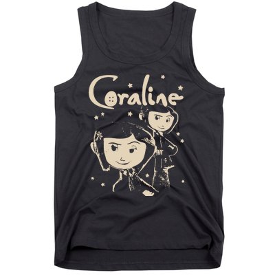 Horror Coraline Movie Halloween Coraline Tank Top