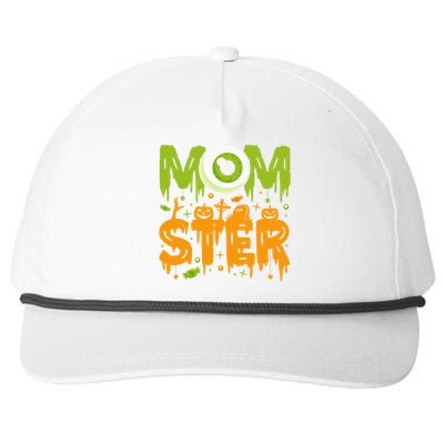 Halloween Costume Momster Spooky Halloween Snapback Five-Panel Rope Hat