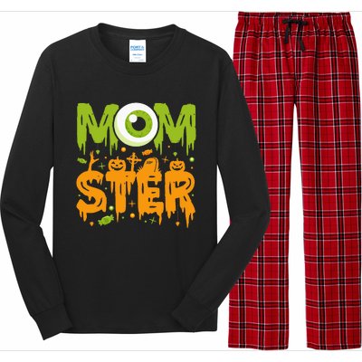 Halloween Costume Momster Spooky Halloween Long Sleeve Pajama Set