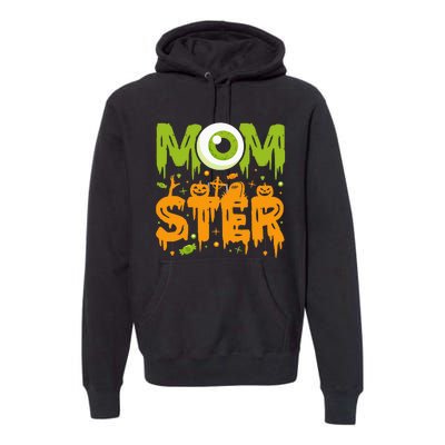 Halloween Costume Momster Spooky Halloween Premium Hoodie