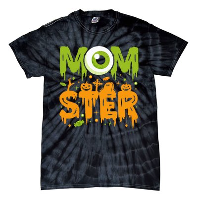 Halloween Costume Momster Spooky Halloween Tie-Dye T-Shirt