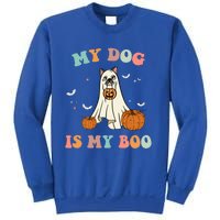 Halloween Charm: My Dog Is My Boo Gift Sweatshirt