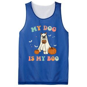 Halloween Charm: My Dog Is My Boo Gift Mesh Reversible Basketball Jersey Tank