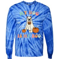 Halloween Charm: My Dog Is My Boo Gift Tie-Dye Long Sleeve Shirt