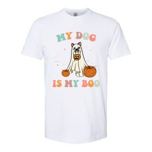 Halloween Charm: My Dog Is My Boo Gift Softstyle CVC T-Shirt