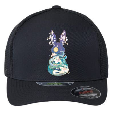 Happy Chinese New Year Year Of The Rabbit Flexfit Unipanel Trucker Cap