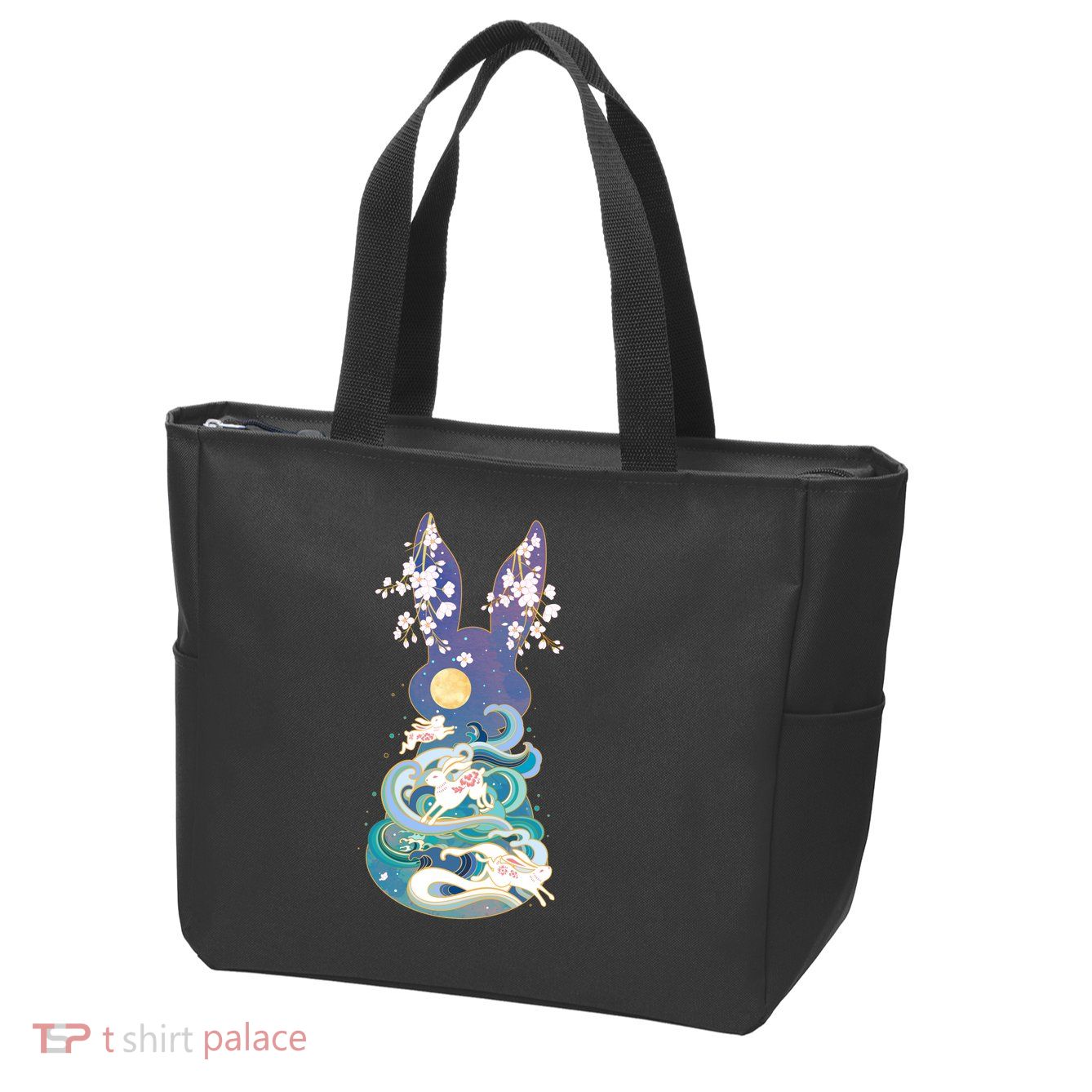 Happy Chinese New Year Year Of The Rabbit Zip Tote Bag