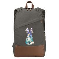 Happy Chinese New Year Year Of The Rabbit Cotton Canvas Backpack