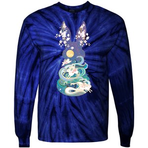 Happy Chinese New Year Year Of The Rabbit Tie-Dye Long Sleeve Shirt